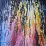 Sunset Grass , acrylic on stretched canvas, 40 x 40 cm -lo&nbsp;res