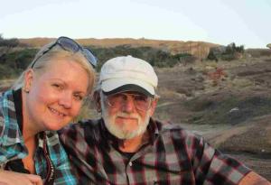 Bianca and Gramps at Domboshava