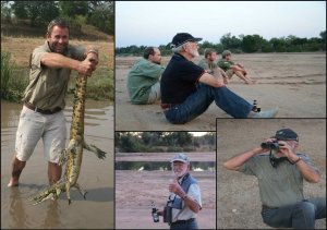 Dad at Chilo with friends