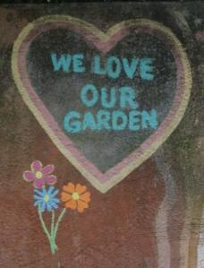 we love our garden