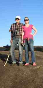 Dad and Kelli at Domboshava