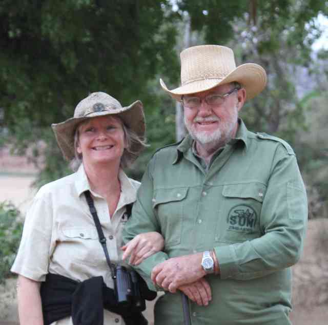 Clive and Lin in Gonarezhou