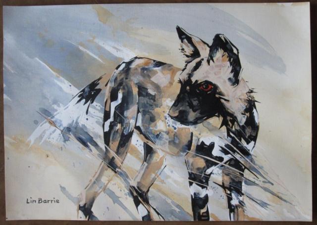 'Deliberation" sketch by Lin Barrie