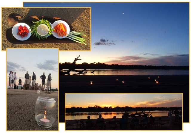 Atmosphere, snacks, moon and tealights