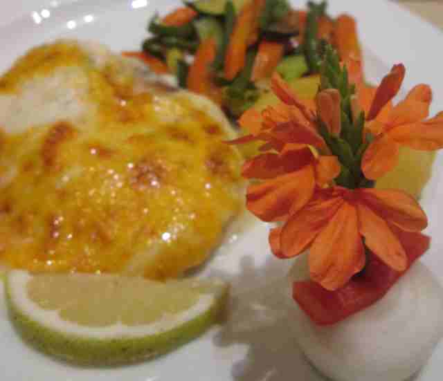 delicious Tilapia fish dinner