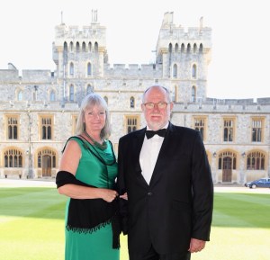 Lin and Clive at Windsor castle