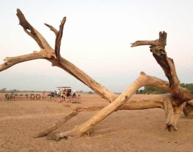 sundowner on the beach