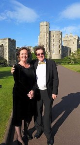 Jeremy and Emma Borg at Windsor Castle