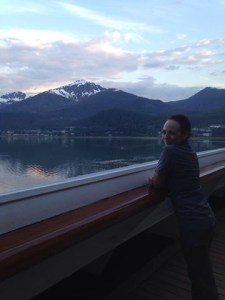 Kelli in a cold place!