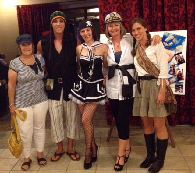 some sailors and pirates have a hug...