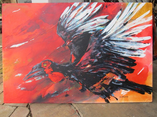 Flight 2-acrylic on stretched canvas-61 x 92 cm
