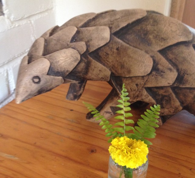 Pangolin sculpture