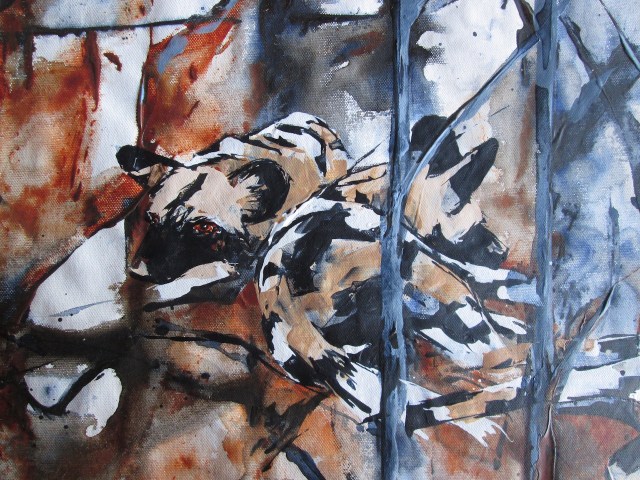 up close to the carpet...