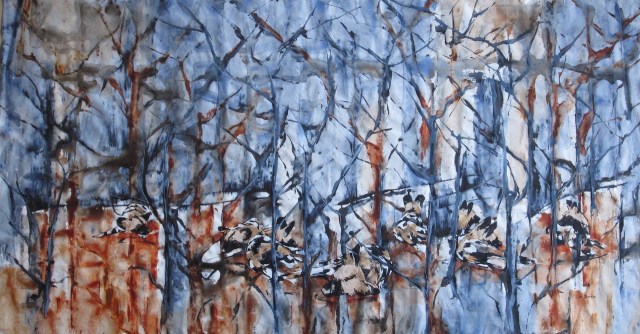 wild-dogs-in-mopani-woodland-acrylic-100-x-200-cm