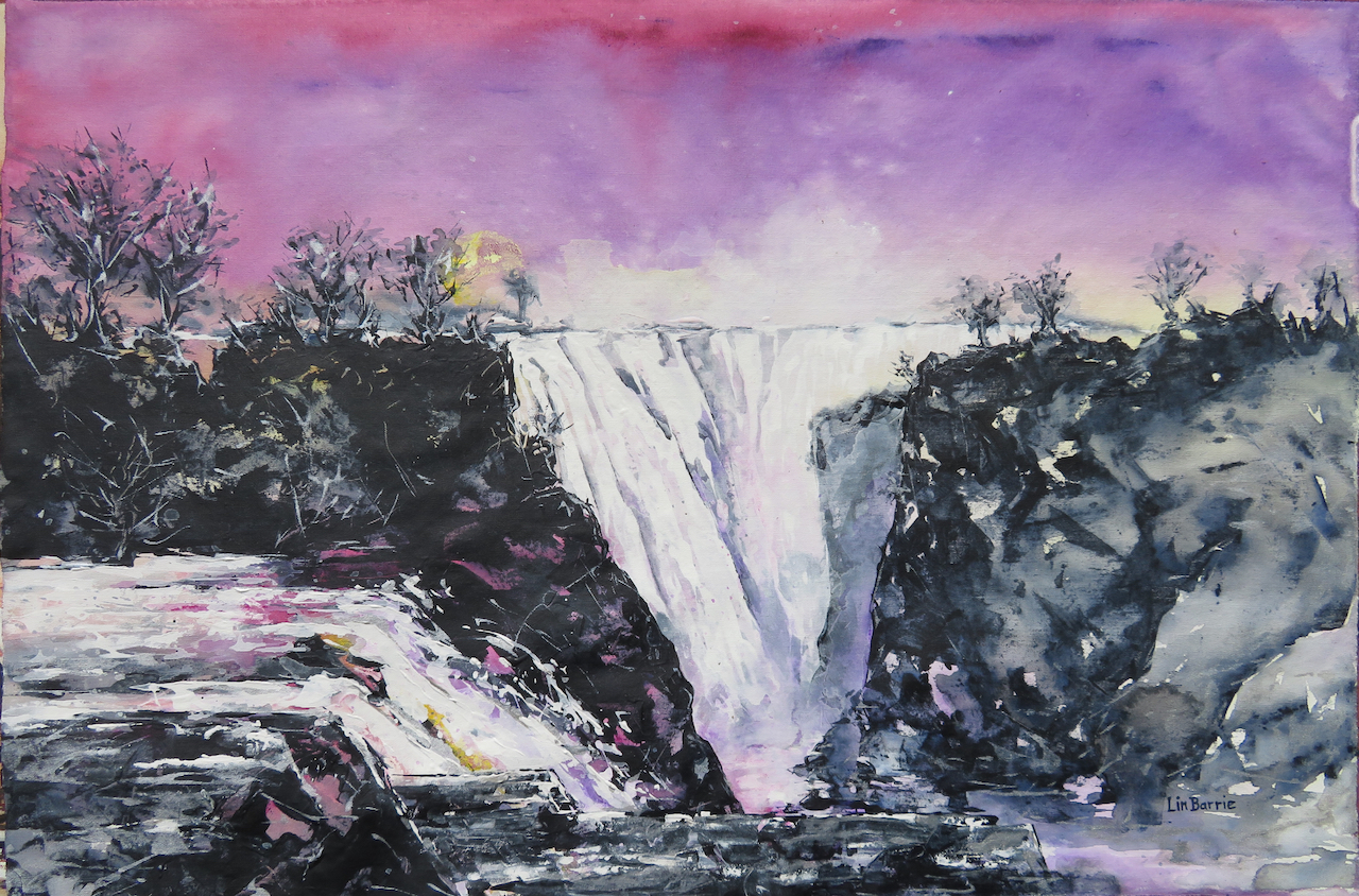 Devil’s cataract at dawn, acrylic on loose canvas, 70 x 105 cm lo resjpg.jpg
