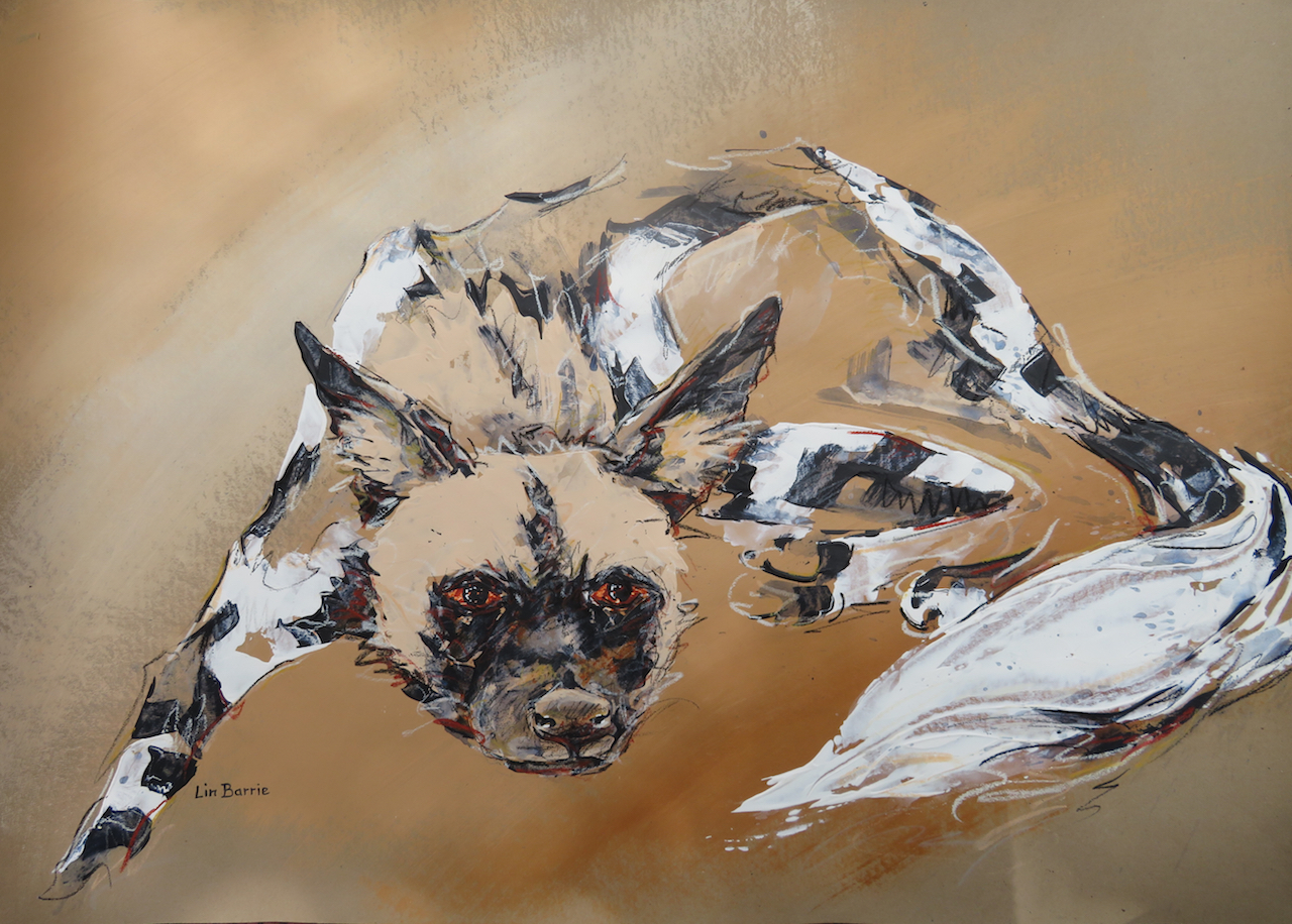 Reverie 3, mixed media on brown craft paper, 64 x 91 cm lo res.jpg