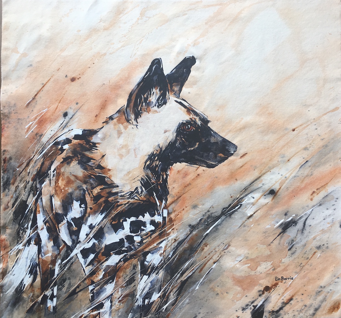 Alone again, acrylic on loose canvas, 86 x 90 cm lo res