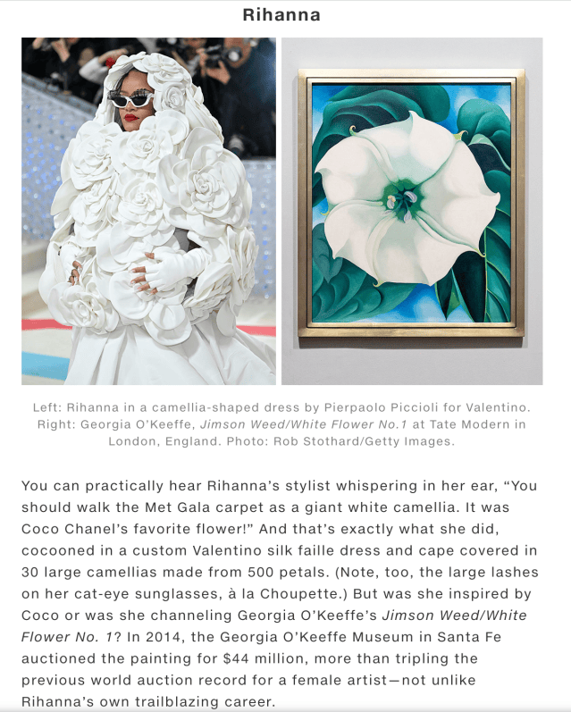 My Art; Rihanna and O’Keeffe….. | wine and wild dogs