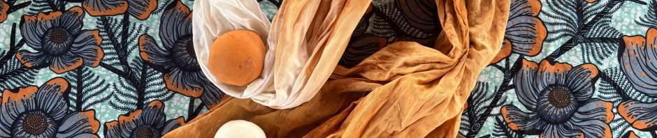 Lin Barrie art Collage; Full Moon Eclipse and Kuhlu Clouds on Congo Fabric ...